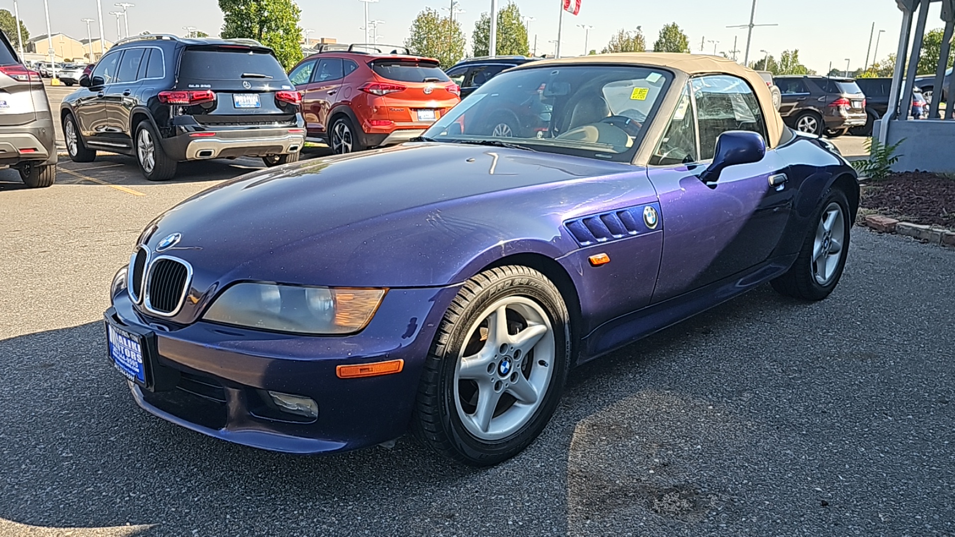 1997 BMW Z3 2.8 Convertible, Clean CARFAX, 2L NA I6 DOHC Engin 3