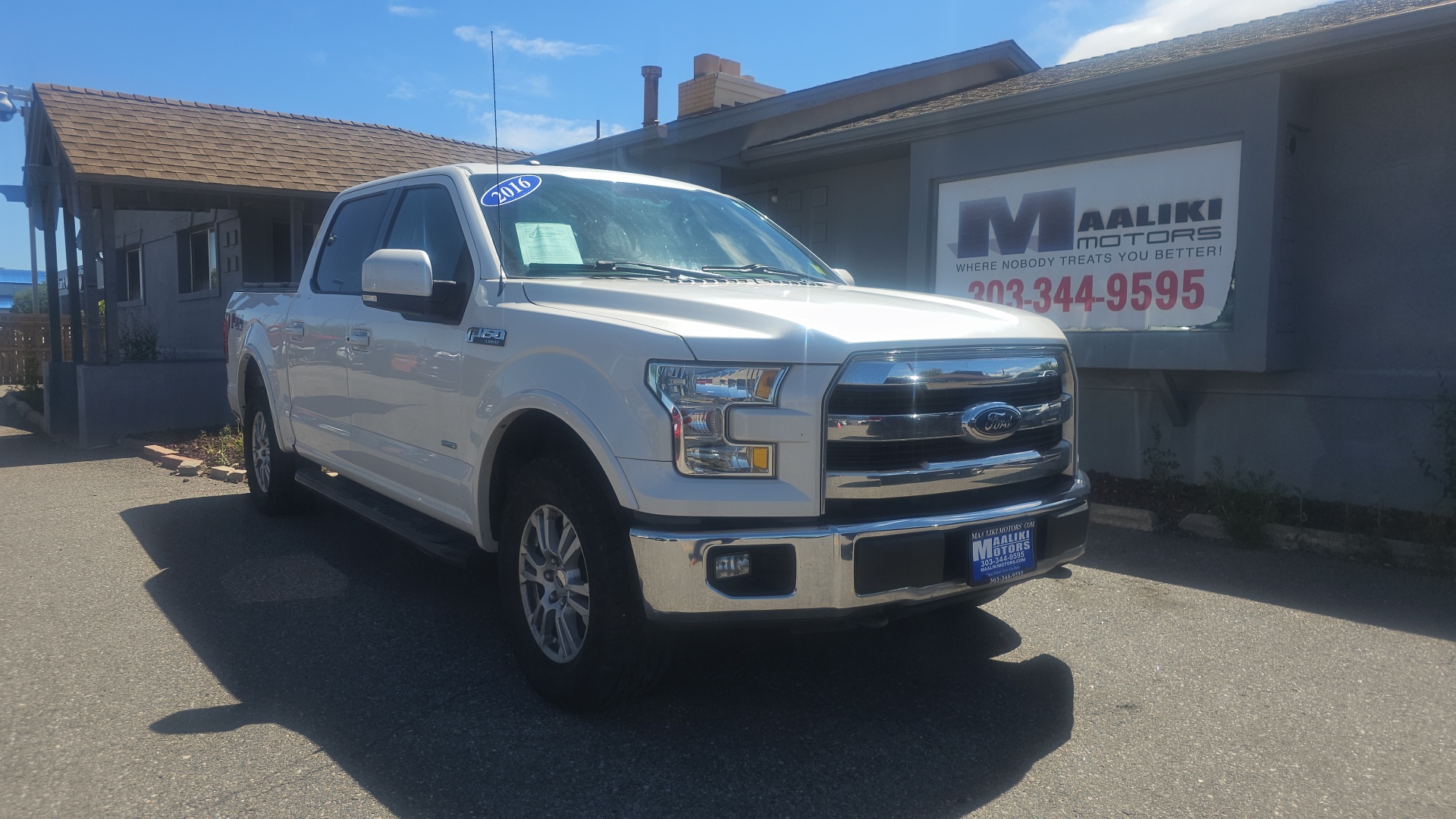 2016 Ford F-150 Lariat EcoBoost Engine, 4WD, Leather, Backup Camer 1