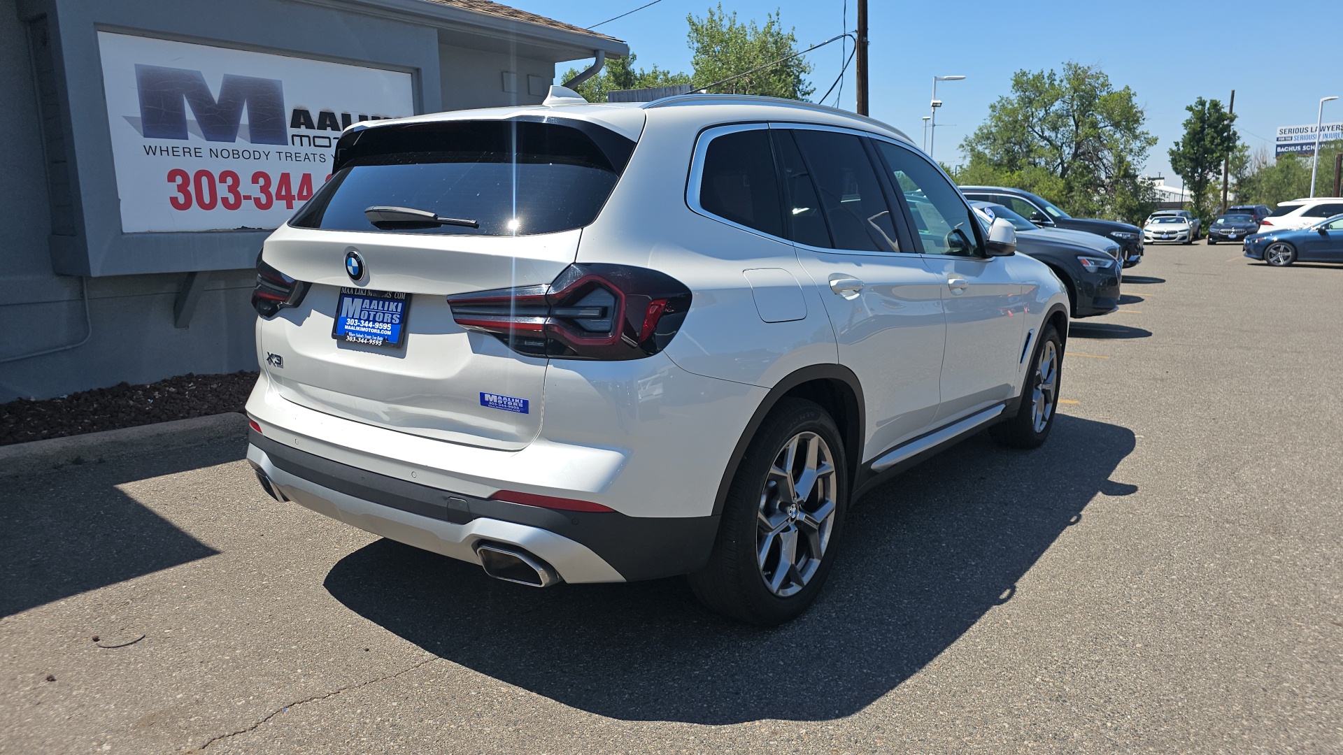 2023 BMW X3 xDrive30i AWD, Turbo I4, Leather, Navigation, Back 5