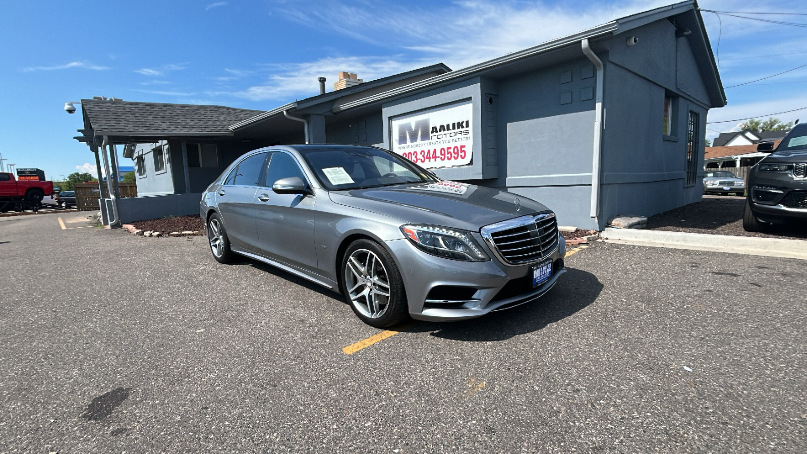 2014 Mercedes-Benz S-Class S 550 4MATIC AWD, Twin Turbo V8, Navigation, Sunro 1