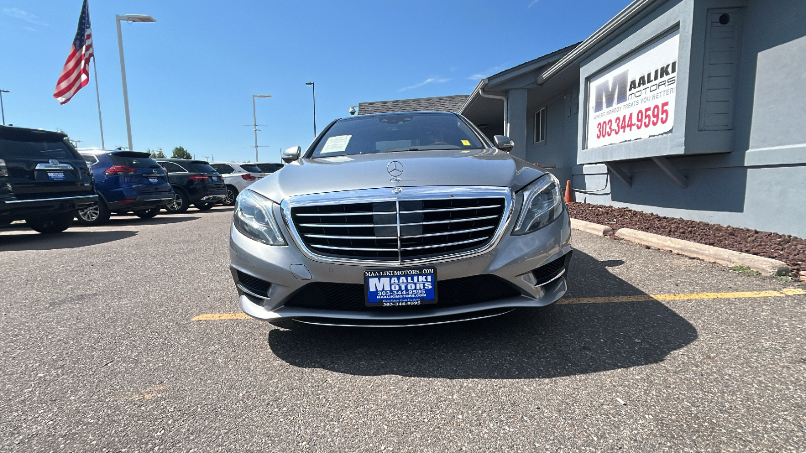 2014 Mercedes-Benz S-Class S 550 4MATIC AWD, Twin Turbo V8, Navigation, Sunro 2