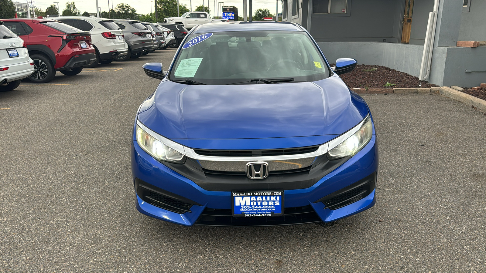 2016 Honda Civic LX Sedan With Bluetooth, Clean CARFAX, 158HP Engin 2