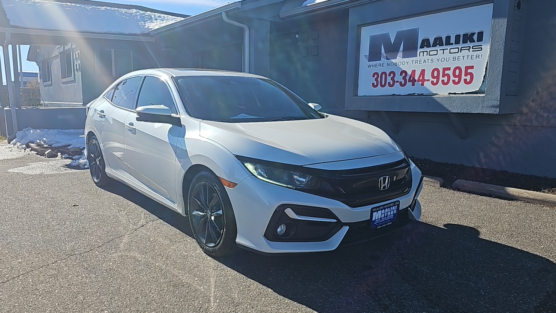 2020 Honda Civic EX Turbo Engine, Sunroof, Heated Seats, Remote Sta 1