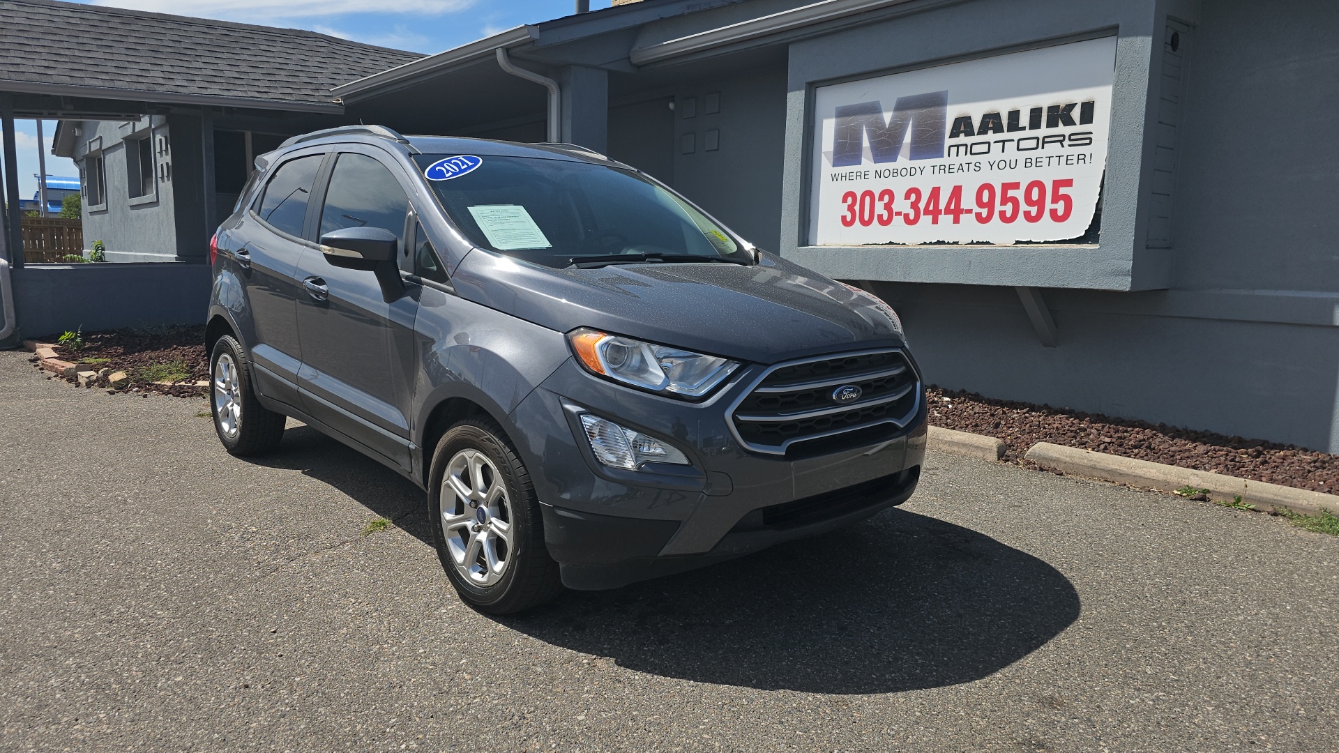 2021 Ford EcoSport SE EcoBoost Engine, Sunroof, Heated Seats, Backup  1