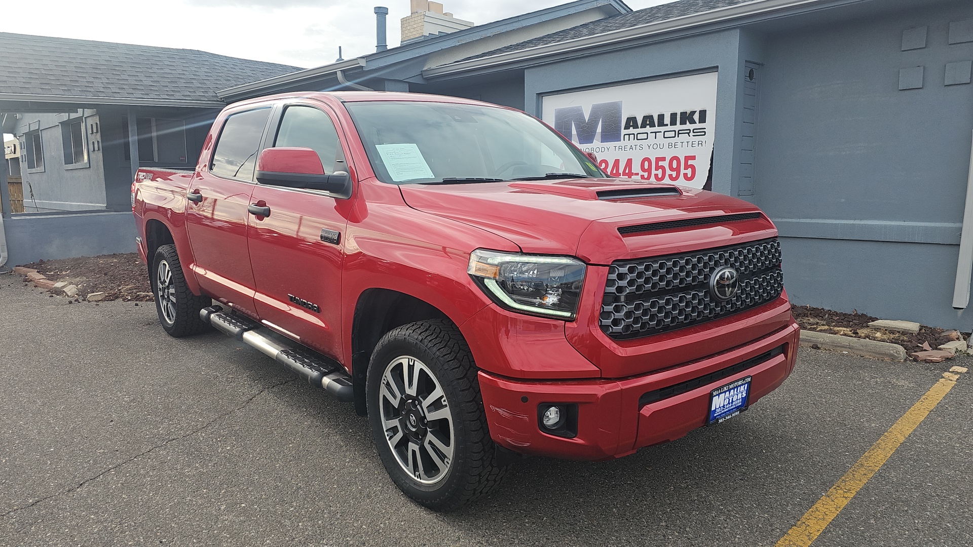 2020 Toyota Tundra SR5 4WD Crew Cab With TRD Sport Package and Clean  1