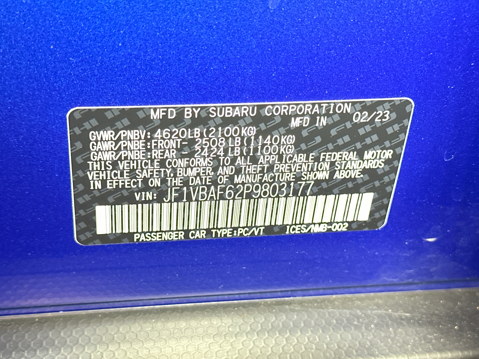 2023 Subaru WRX Premium 28