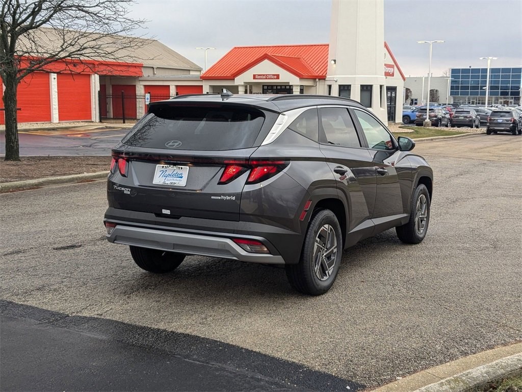 2025 Hyundai Tucson Hybrid Blue 4