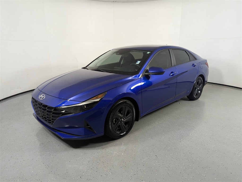 2022 Hyundai Elantra Hybrid Blue 3