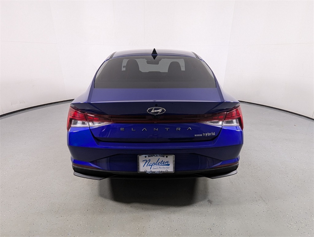 2022 Hyundai Elantra Hybrid Blue 7