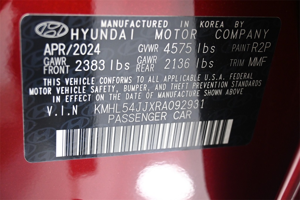 2024 Hyundai Sonata Hybrid Limited 29