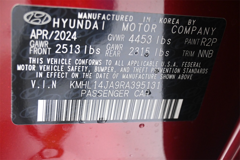 2024 Hyundai Sonata SEL 27
