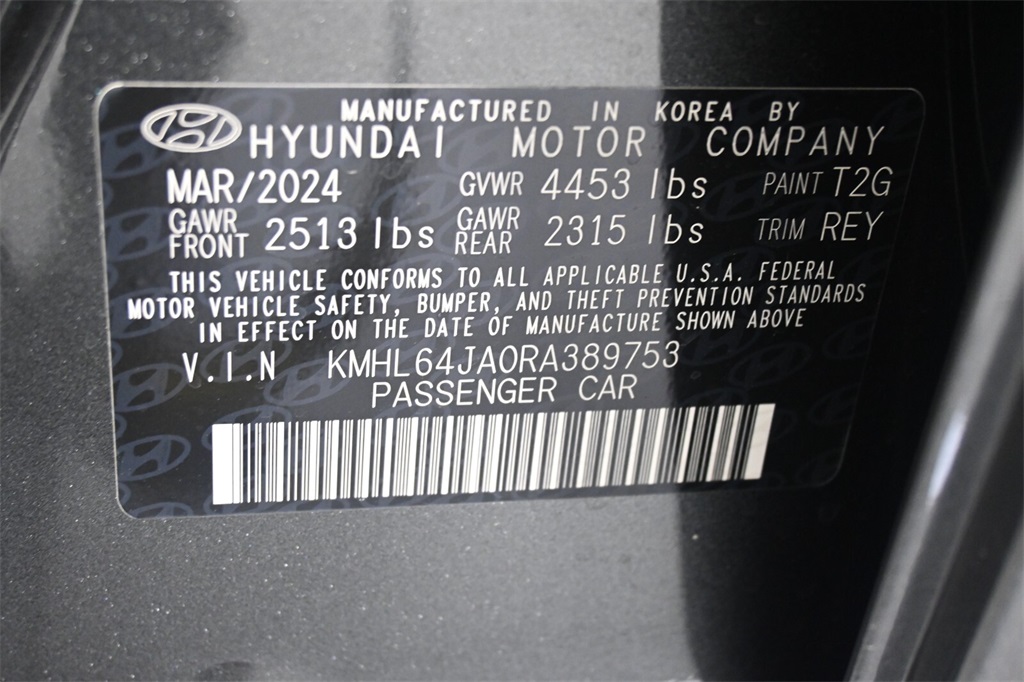 2024 Hyundai Elantra Hybrid Blue 23