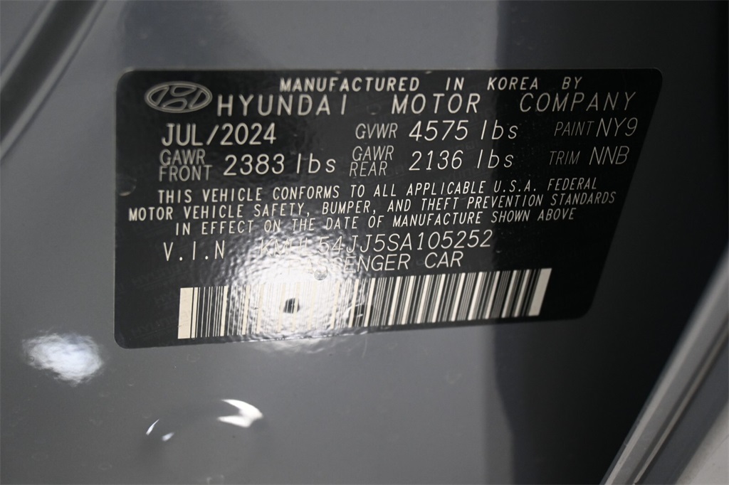 2025 Hyundai Sonata Hybrid Limited 27