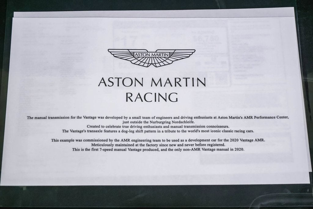 2020 Aston Martin Vantage 7 Speed Manual 35