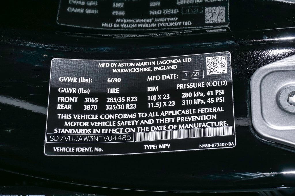 2022 Aston Martin DBX SUV 51