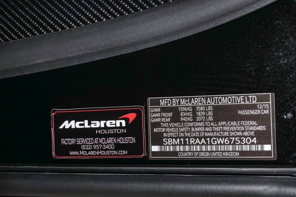 2016 McLaren 675LT Coupe 51