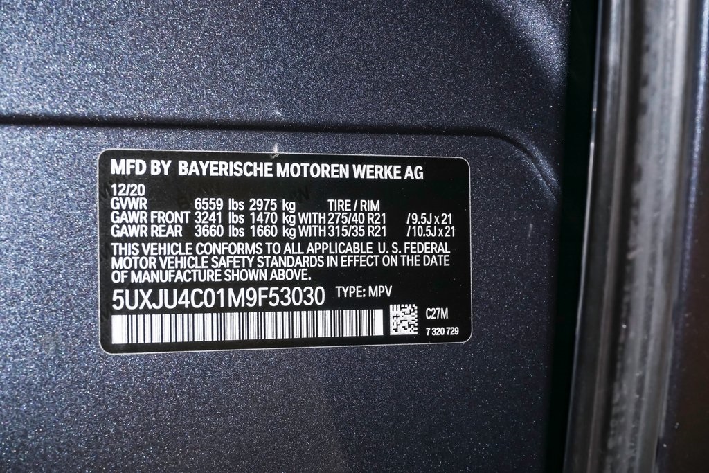 2021 BMW X5 M50i 34