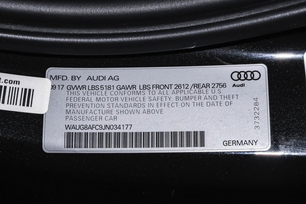 2018 Audi A6 2.0T Premium Plus 30