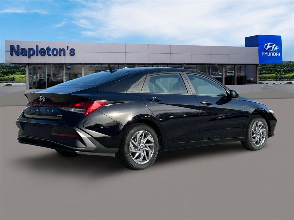 2025 Hyundai Elantra Hybrid Blue 8