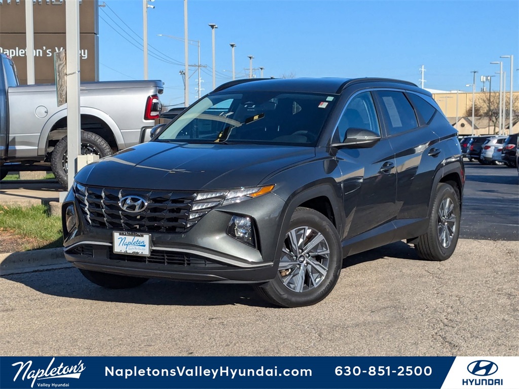 2022 Hyundai Tucson Hybrid Blue 1