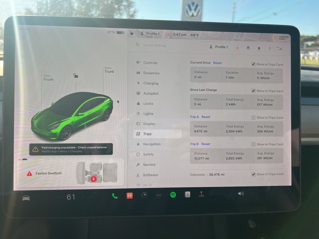 2021 Tesla Model 3 Standard Range Plus 20