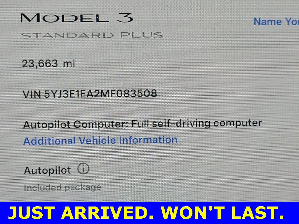 2021 Tesla Model 3 Standard Range Plus 21