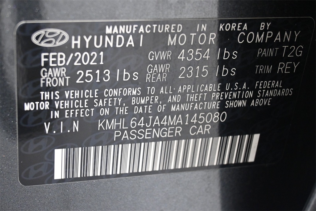 2021 Hyundai Sonata SEL 23