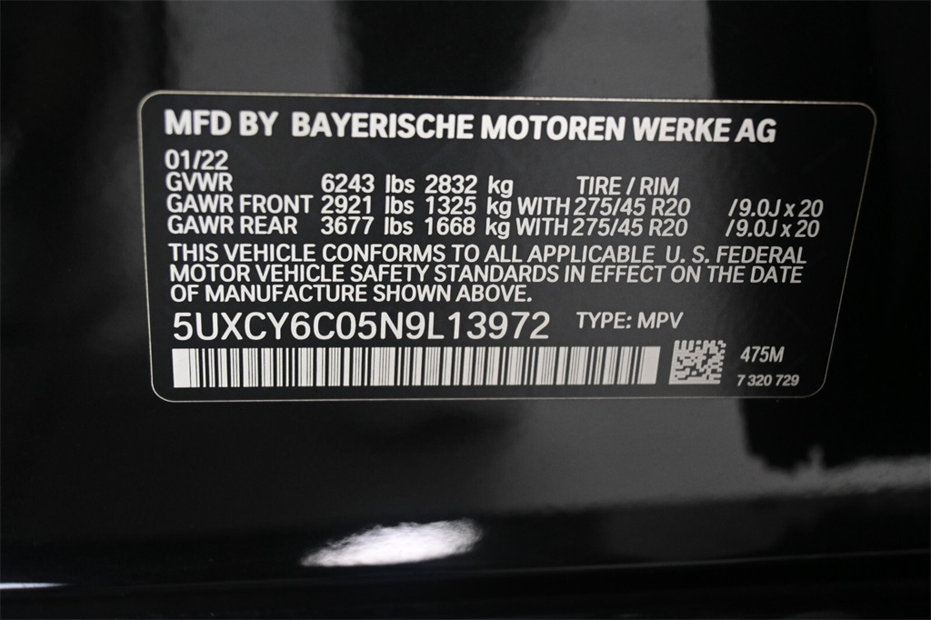 2022 BMW X6 xDrive40i 23