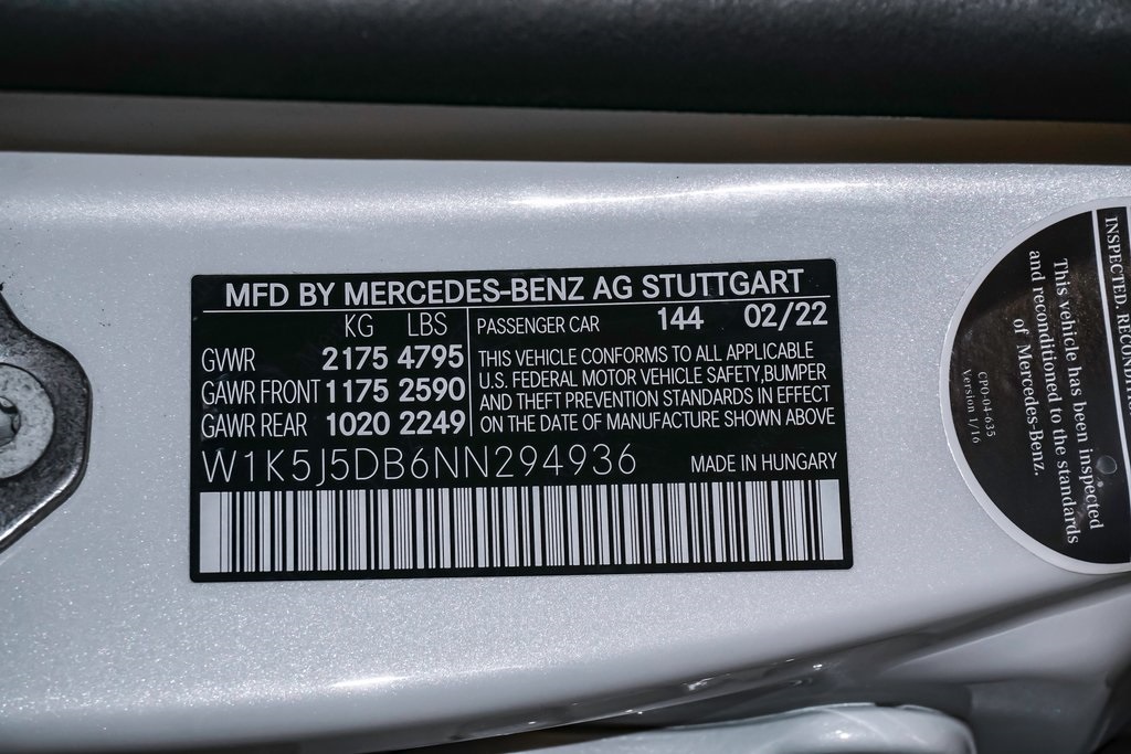 2022 Mercedes-Benz CLA CLA 45 AMG 36