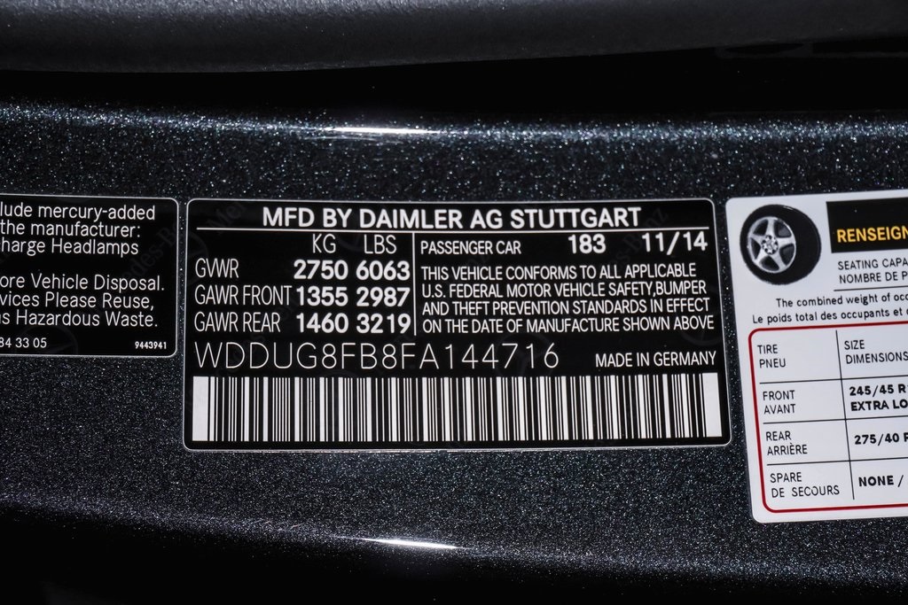 2015 Mercedes-Benz S-Class S 550 33