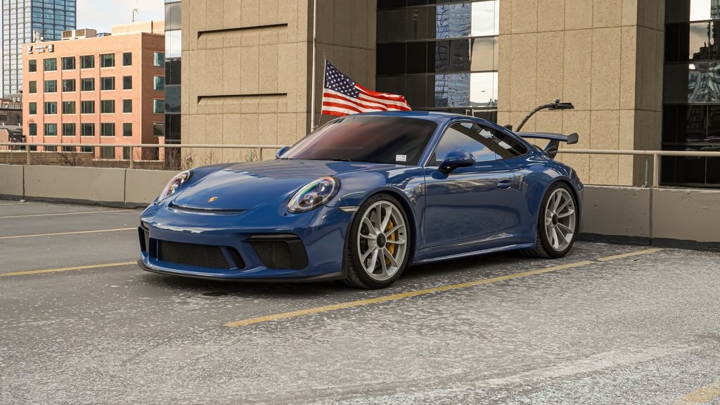 2018 Porsche 911 GT3 Oslo Blue Wrapped 1