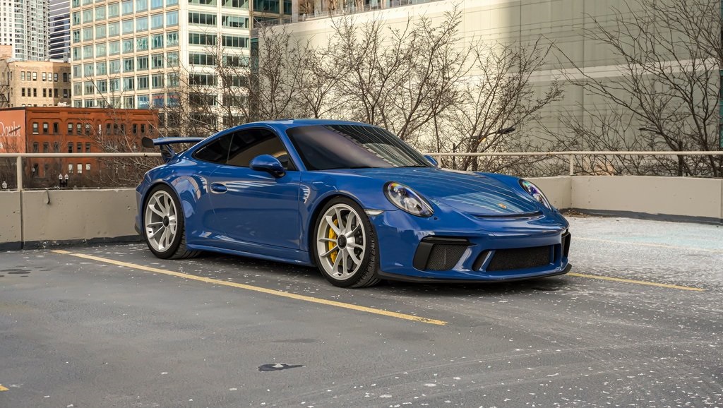 2018 Porsche 911 GT3 Oslo Blue Wrapped 3