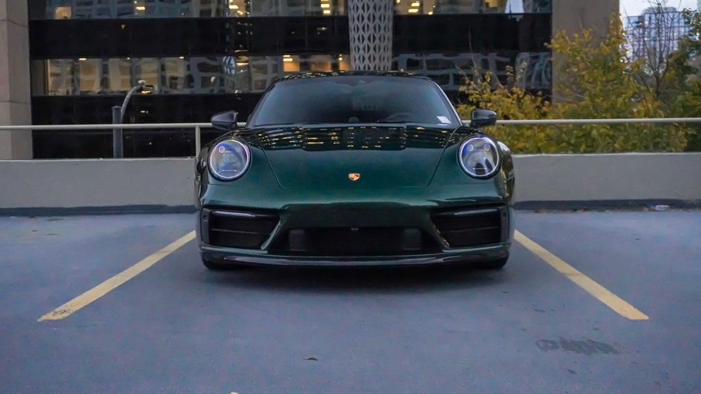 2020 Porsche 911 Carrera 4S Green Vinyl Wrap 2