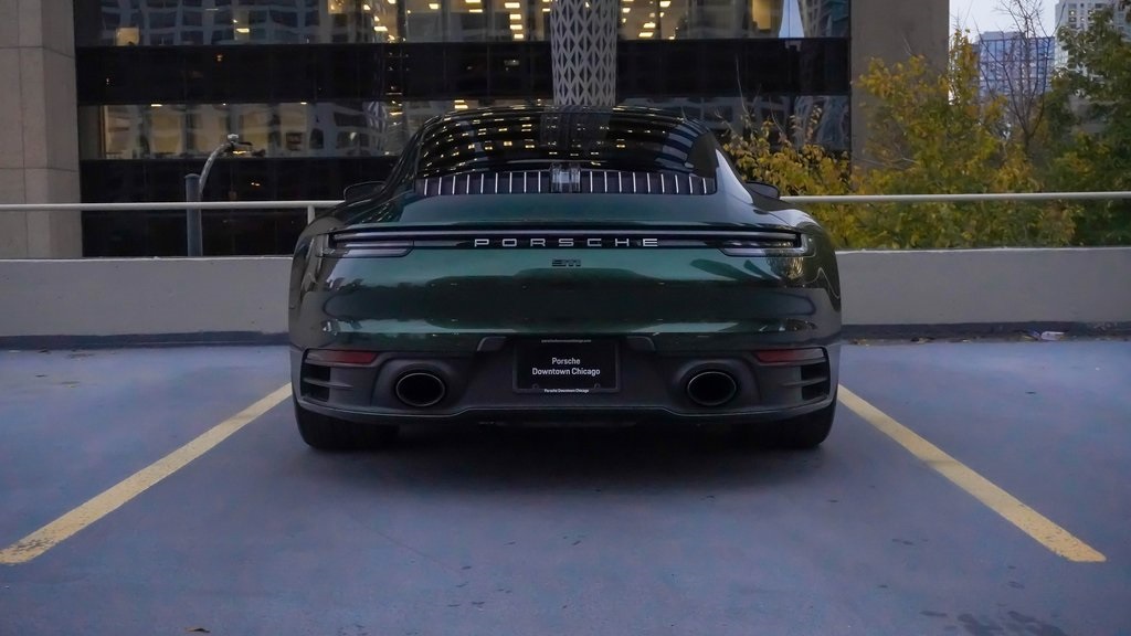 2020 Porsche 911 Carrera 4S Green Vinyl Wrap 4