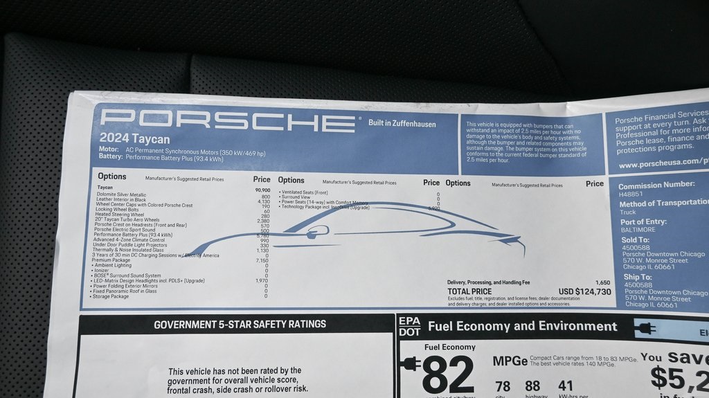 2024 Porsche Taycan  23