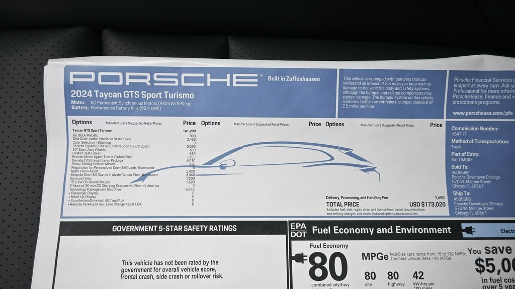 2024 Porsche Taycan GTS 26