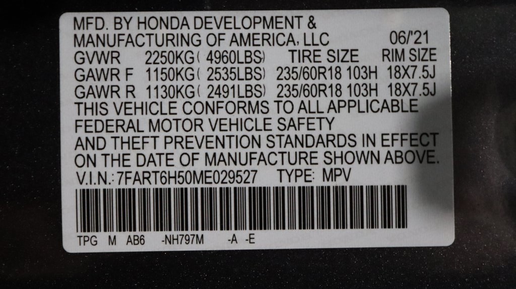 2021 Honda CR-V Hybrid EX 29