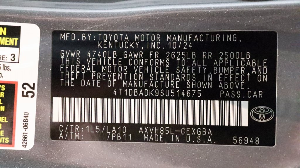 2025 Toyota Camry XLE 26