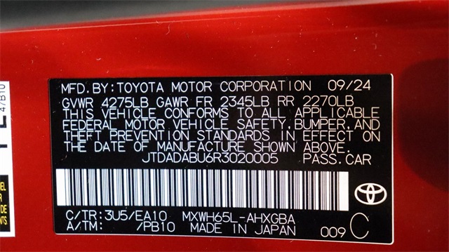 2024 Toyota Prius XLE 25