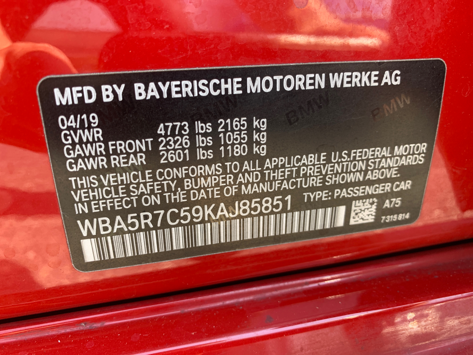 2019 BMW 3 Series 330i xDrive 33