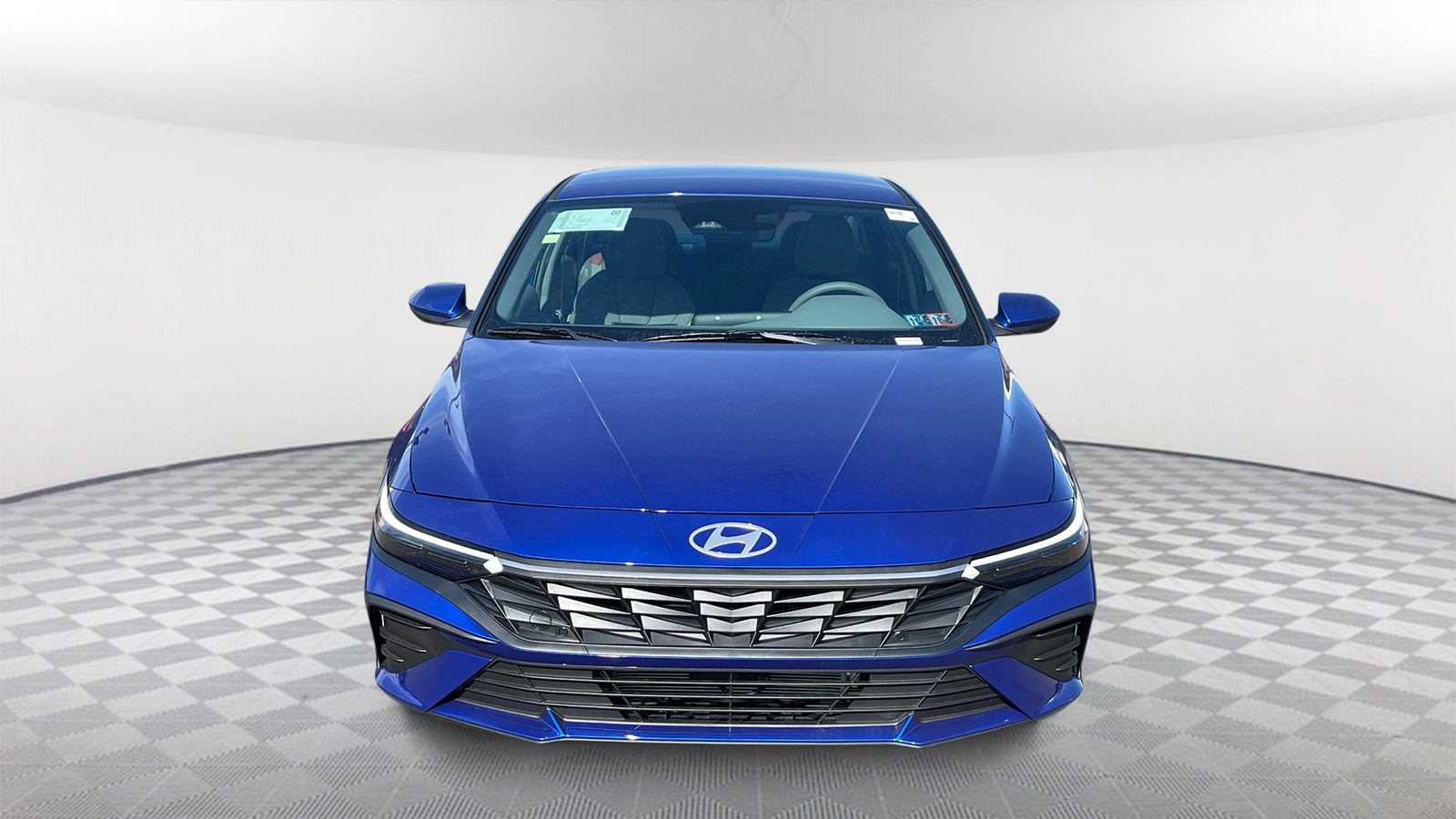 2024 Hyundai Elantra Hybrid Blue 2