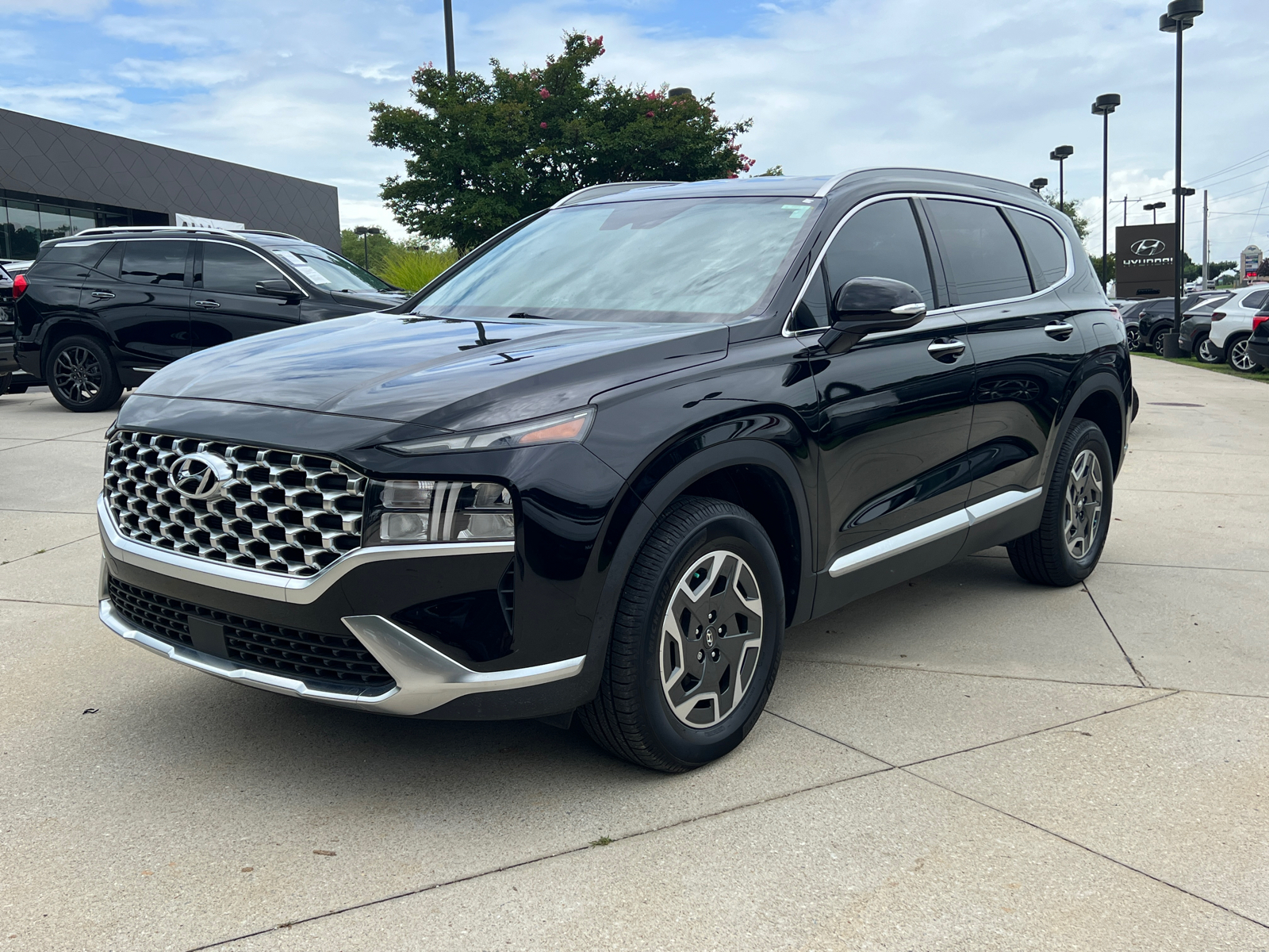 2021 Hyundai Santa Fe Hybrid Blue 1