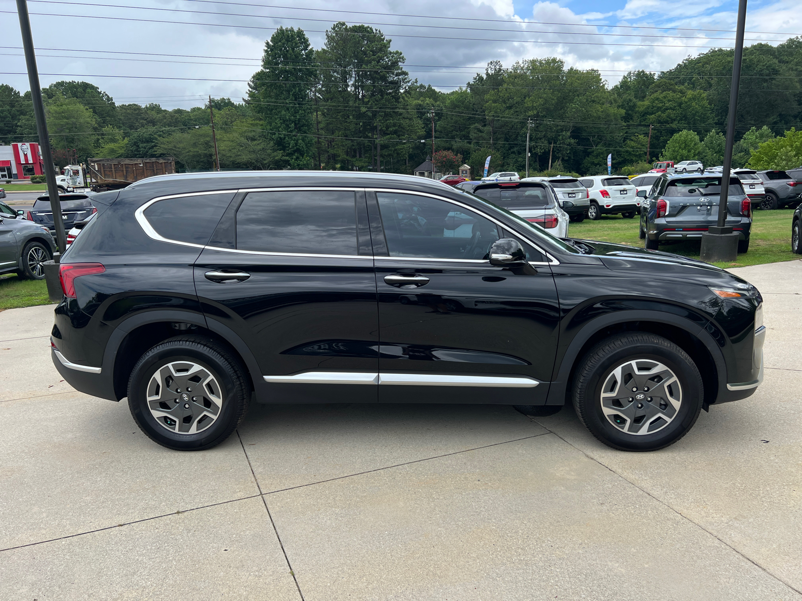 2021 Hyundai Santa Fe Hybrid Blue 4