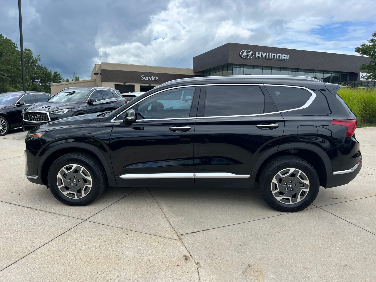 2021 Hyundai Santa Fe Hybrid Blue 8