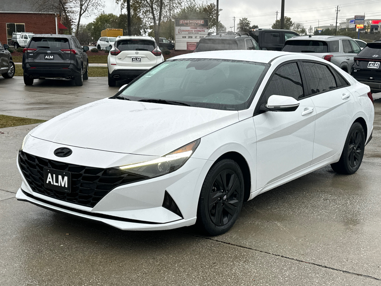 2021 Hyundai Elantra Hybrid Blue 1