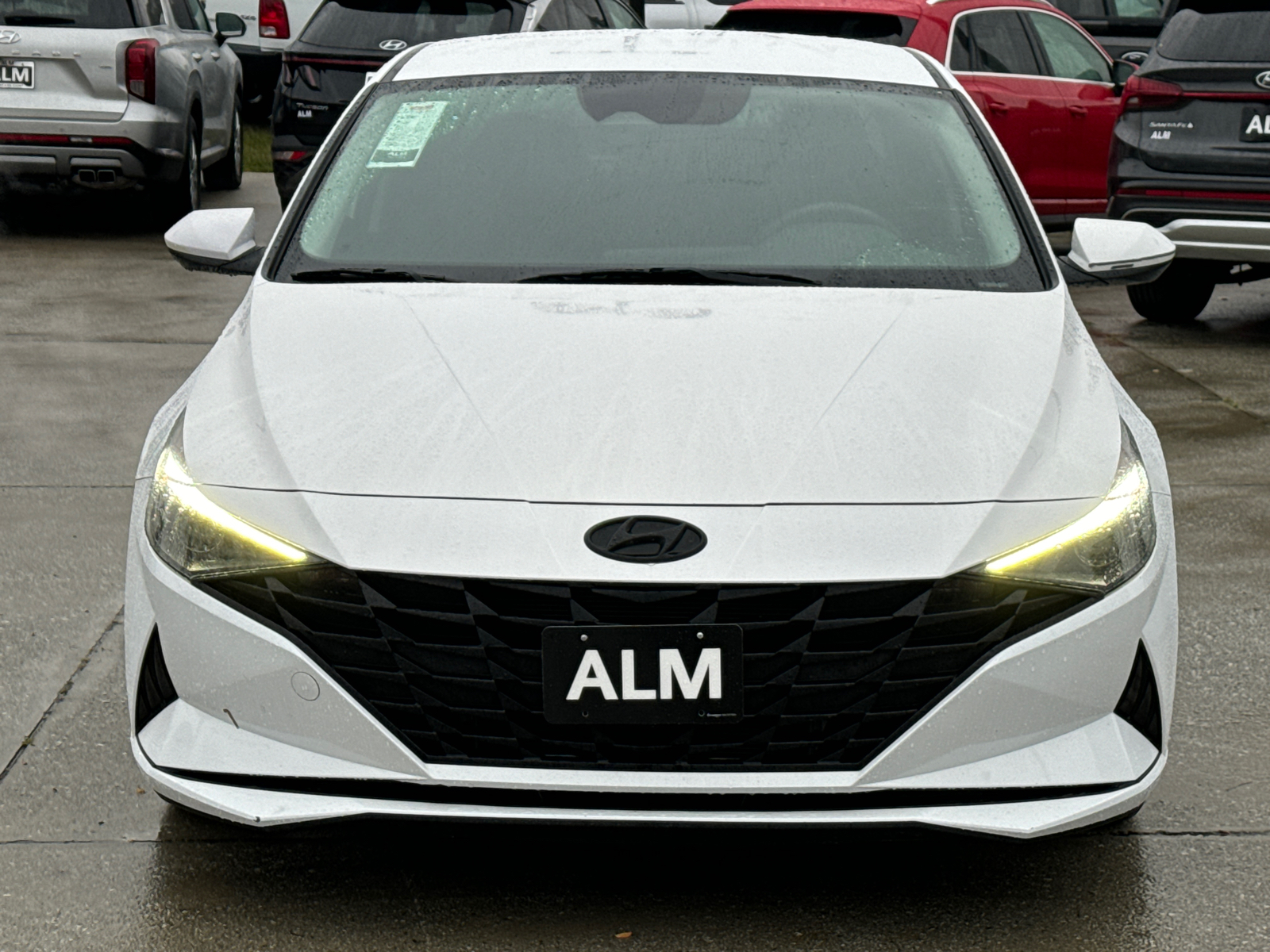 2021 Hyundai Elantra Hybrid Blue 2