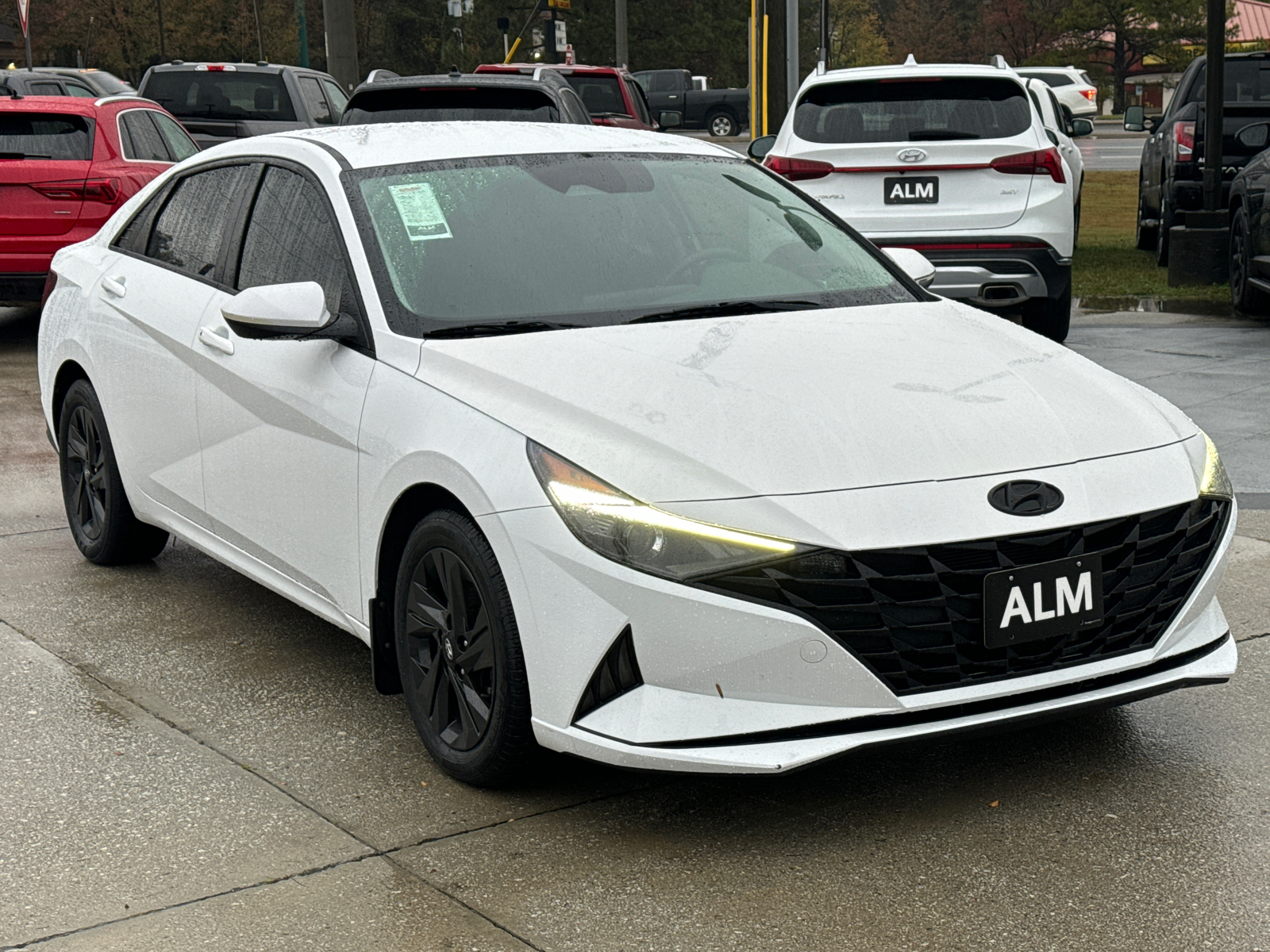 2021 Hyundai Elantra Hybrid Blue 3