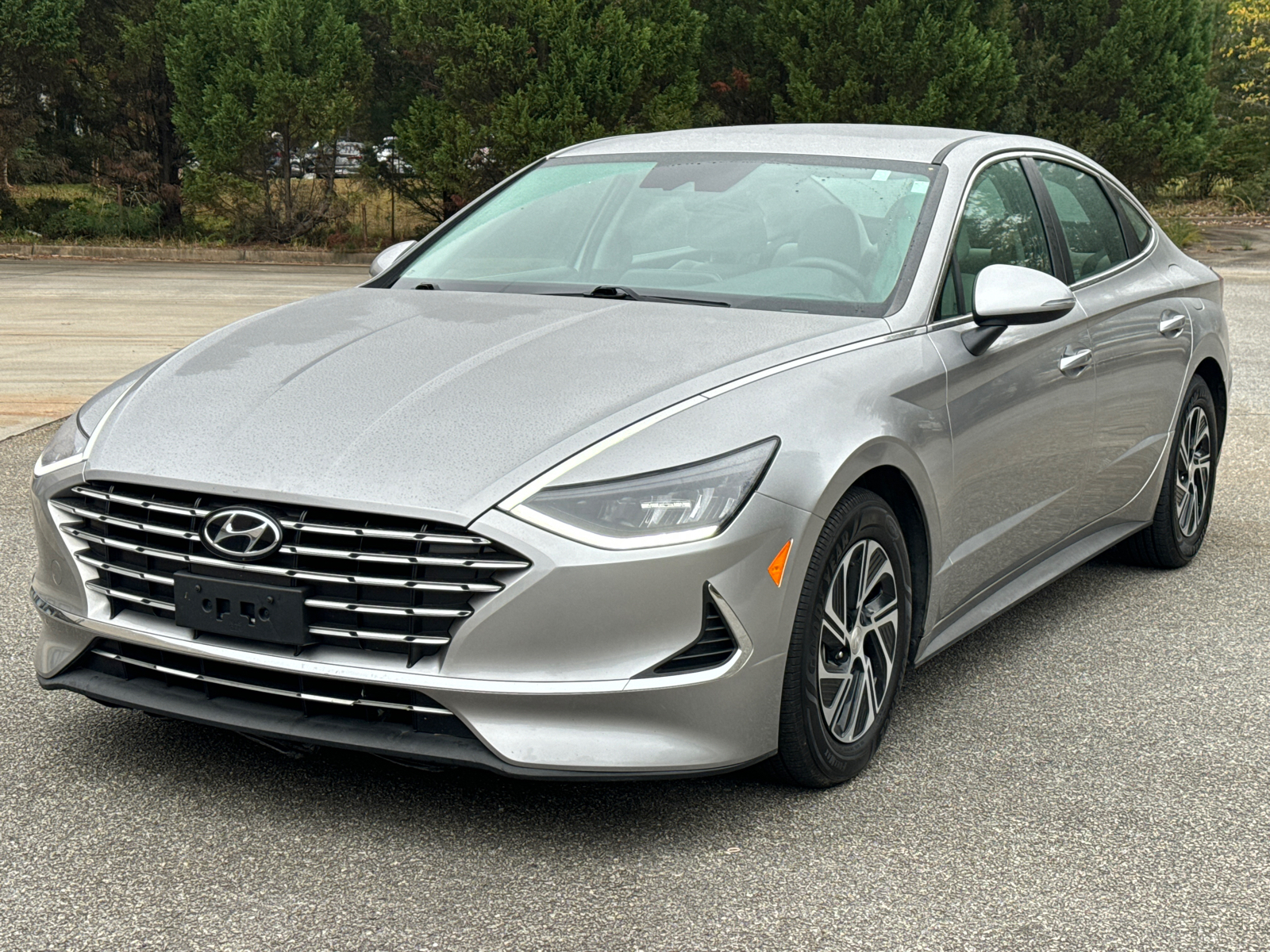 2021 Hyundai Sonata Hybrid Blue 1