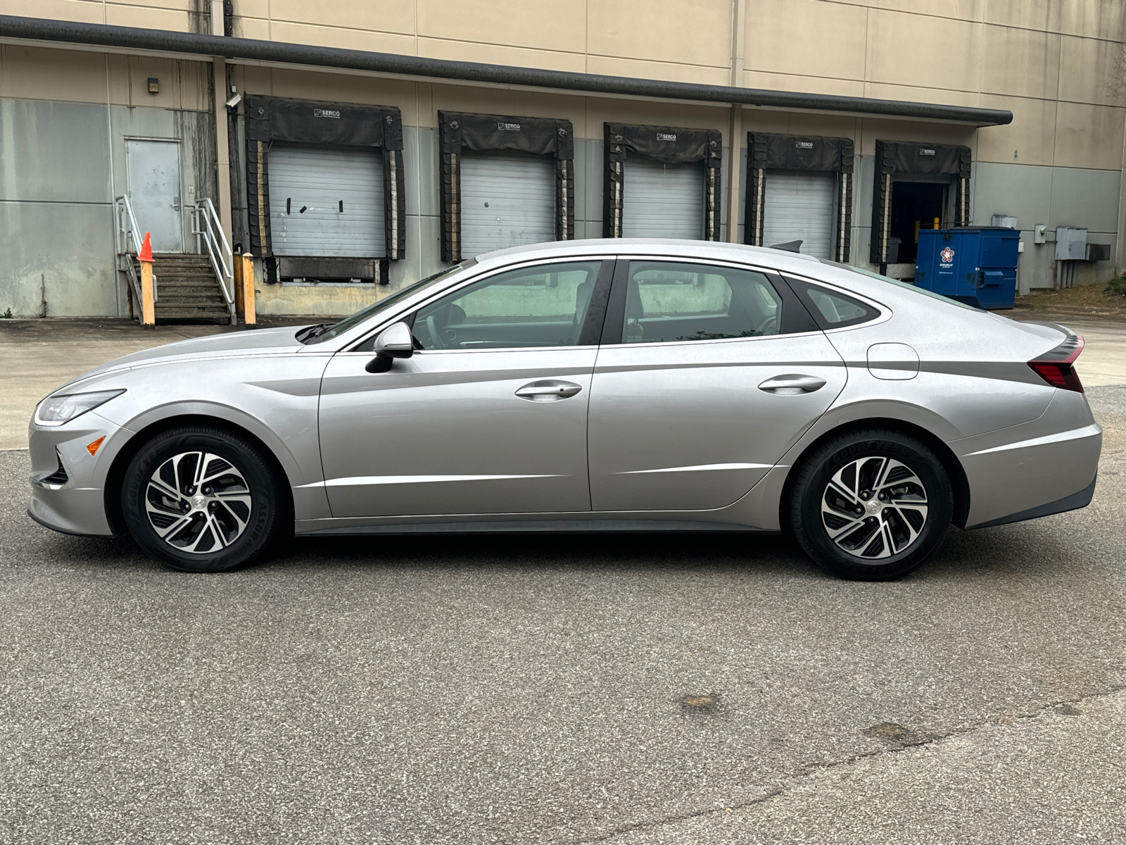 2021 Hyundai Sonata Hybrid Blue 8