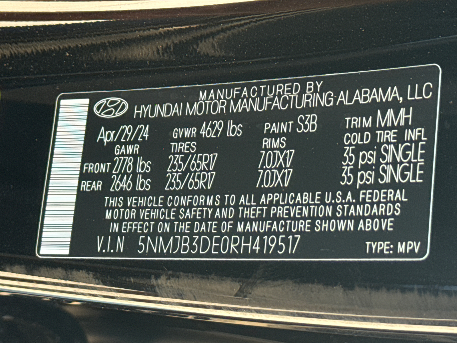 2024 Hyundai Tucson SEL 39